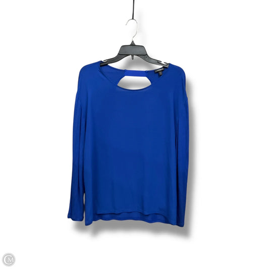 Top Long Sleeve By Express In Blue, Size: M