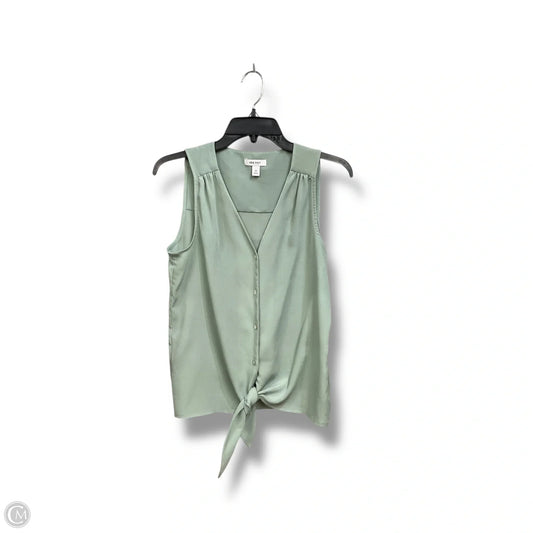 Top Sleeveless By Nine West In Green, Size: Xs