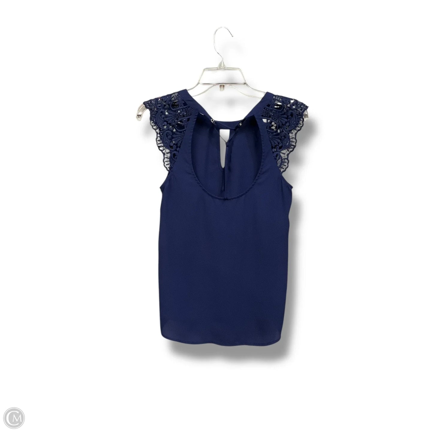 Top Sleeveless By Express In Blue, Size: S