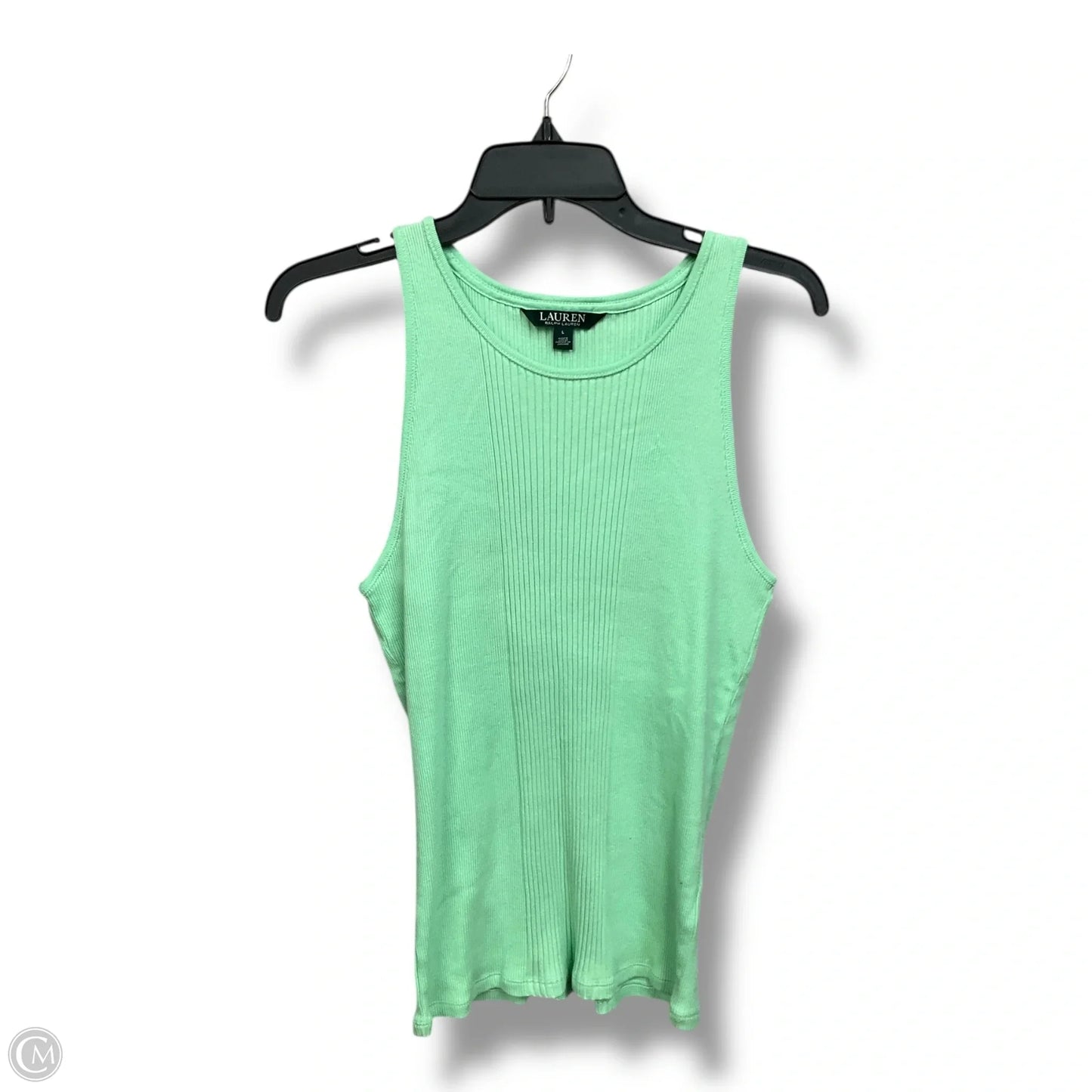 Top Sleeveless By Lauren By Ralph Lauren In Green, Size: L