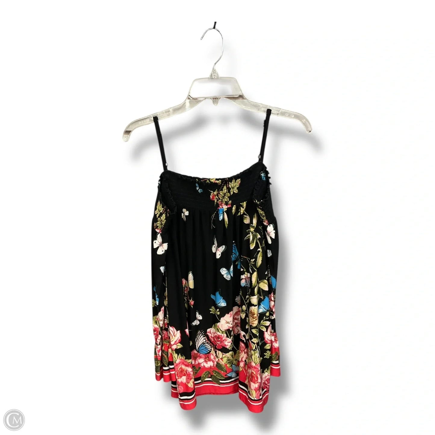 Top 3/4 Sleeve By Inc In Floral Print, Size: L
