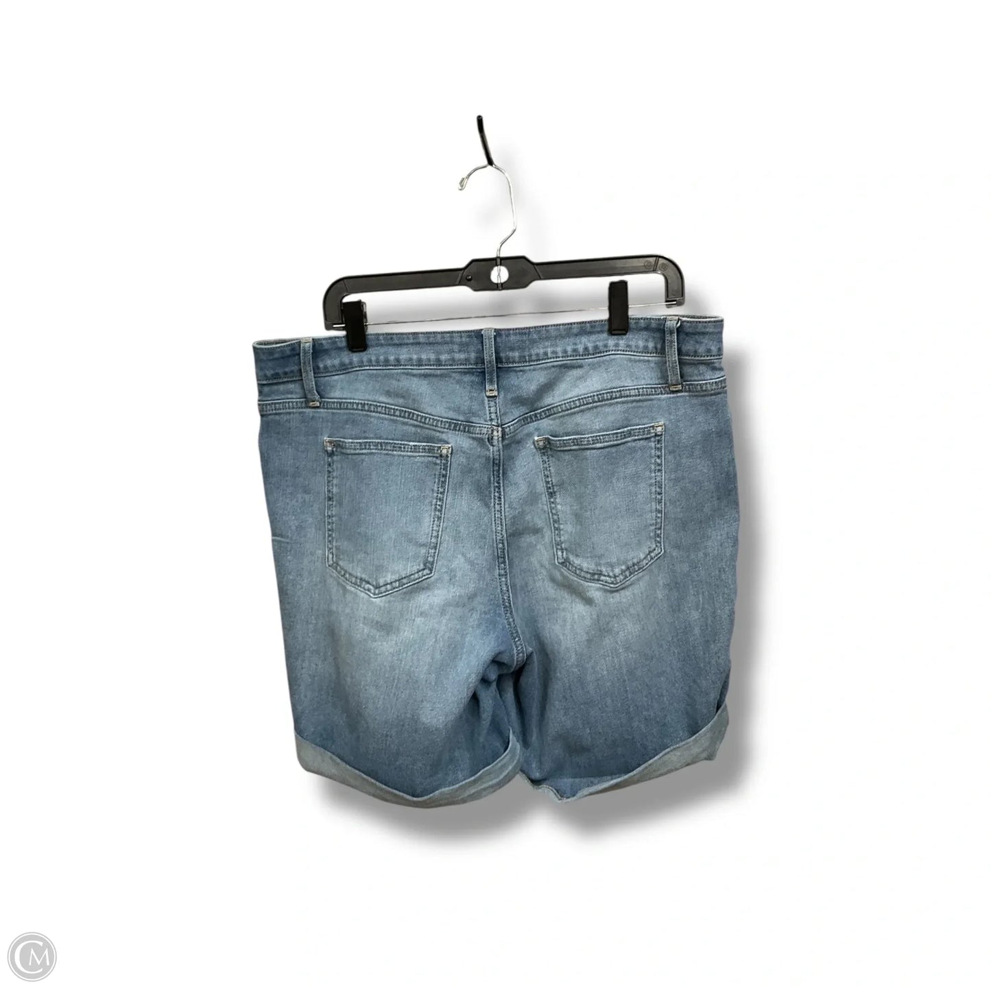 Shorts By Simply Vera In Blue Denim, Size: 16