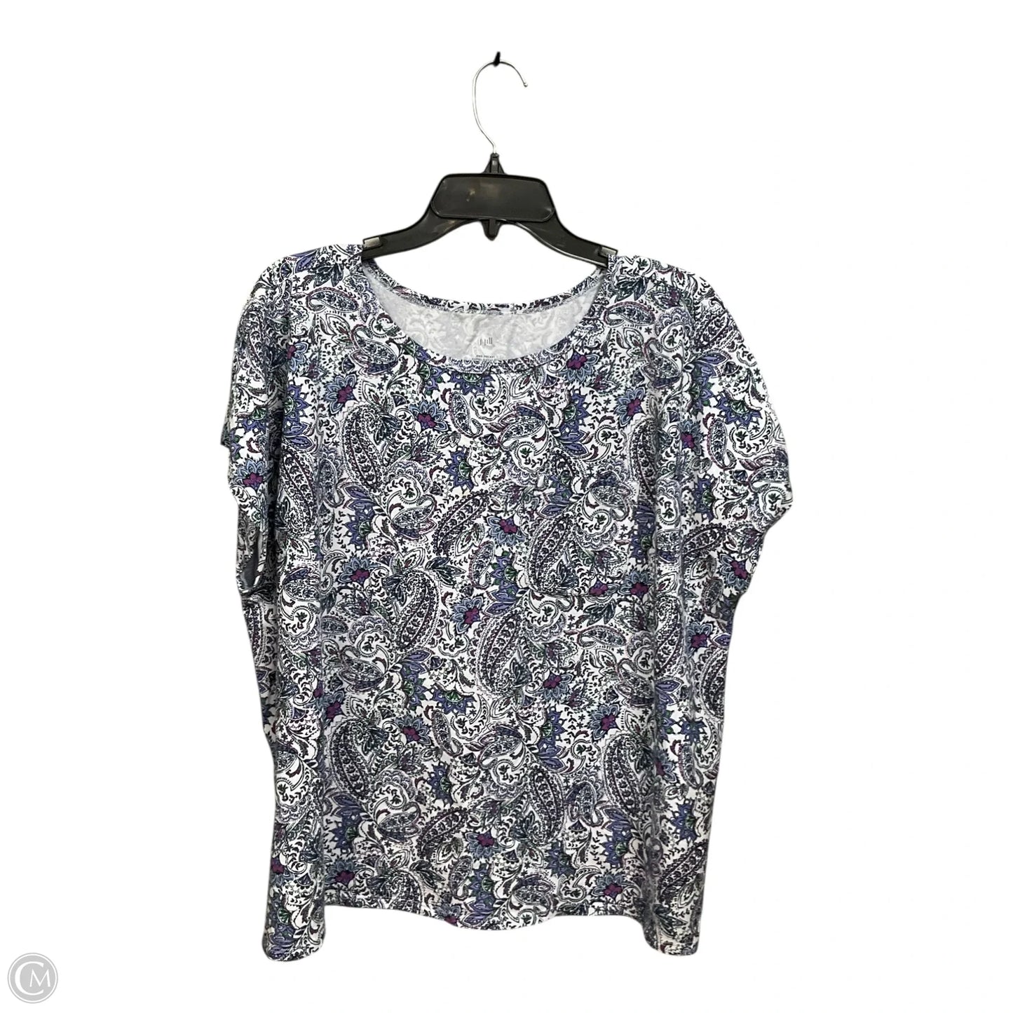 Top Short Sleeve By J. Jill In Multi-colored, Size: Xlp
