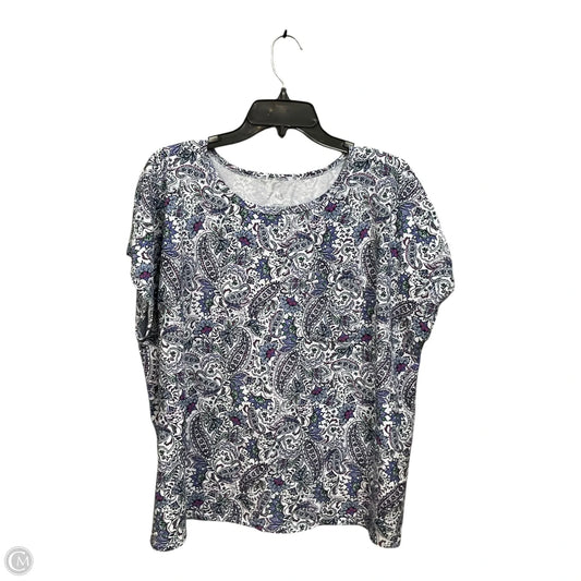 Top Short Sleeve By J. Jill In Multi-colored, Size: Xlp