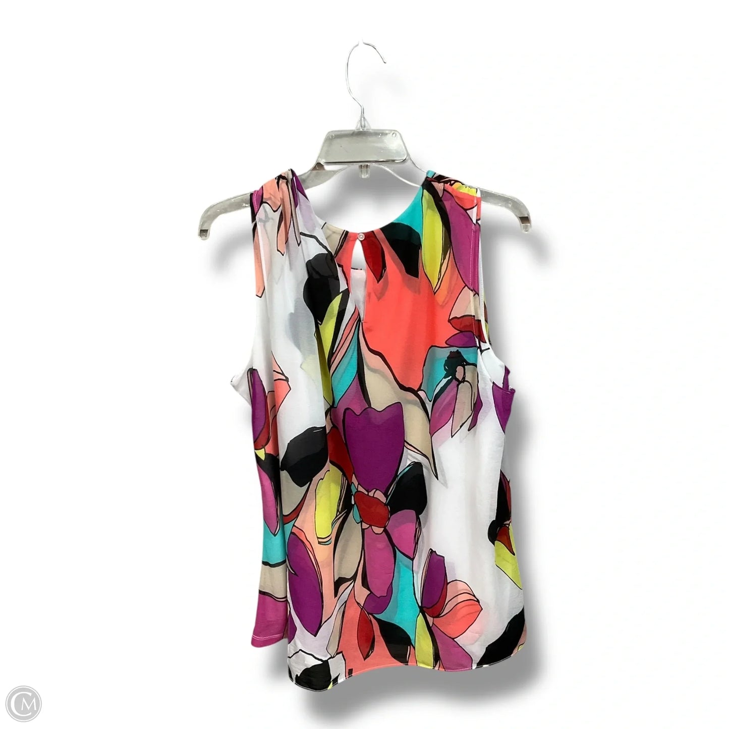 Top Sleeveless By Worthington In Multi-colored, Size: Xl