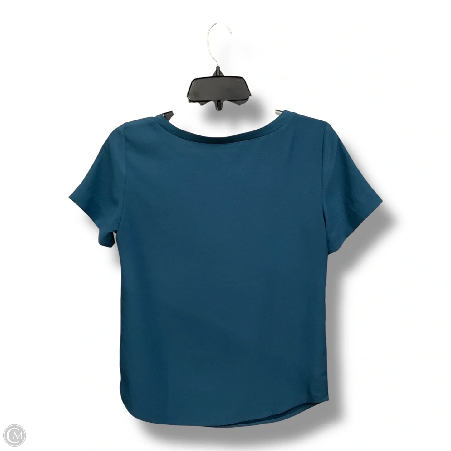 Top Short Sleeve By Ann Taylor In Teal, Size: Xs