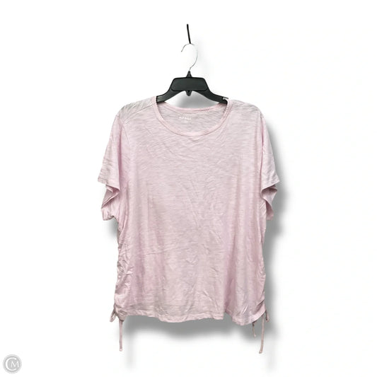 Top Short Sleeve By Old Navy In Pink, Size: 2x