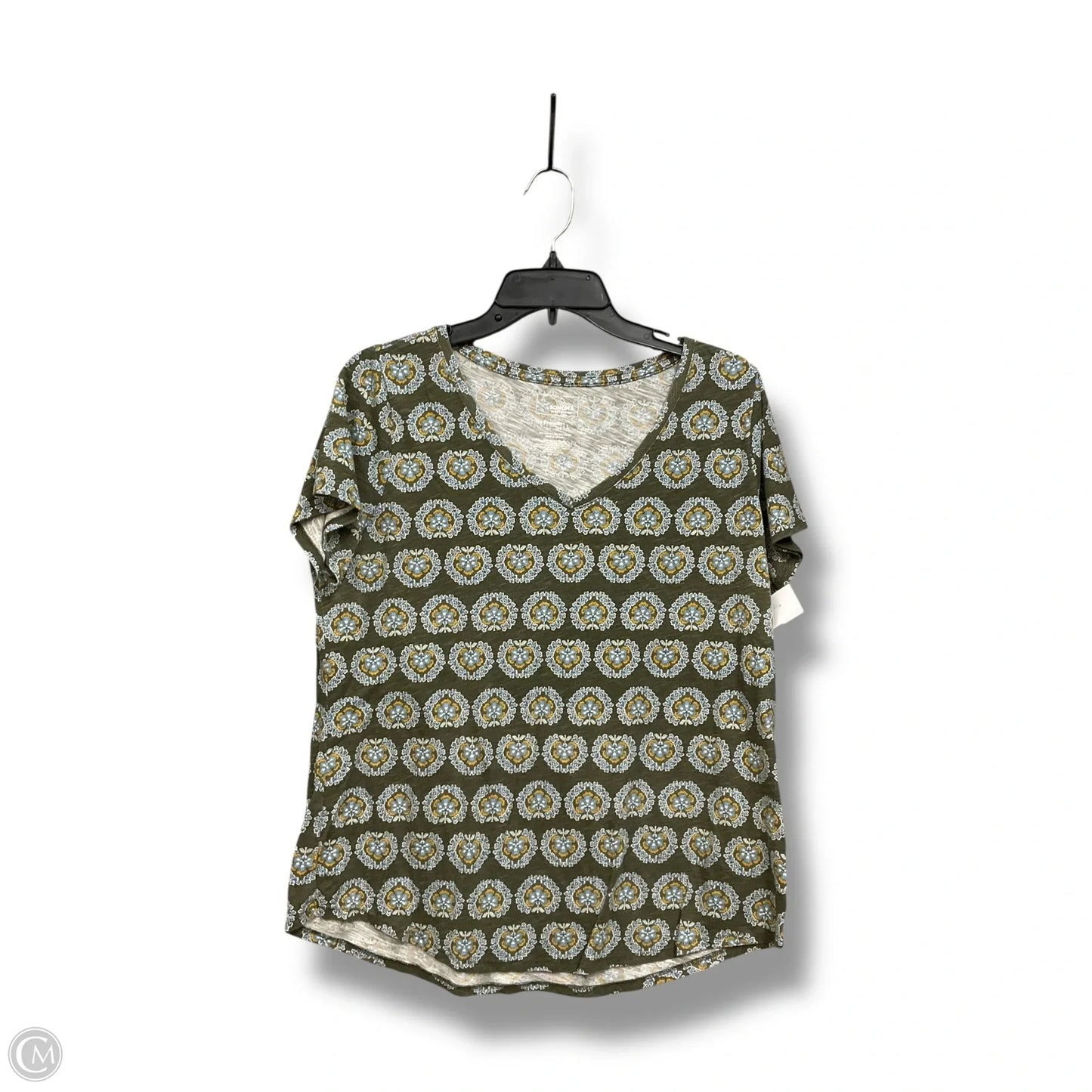 Top Short Sleeve By Sonoma In Green, Size: L