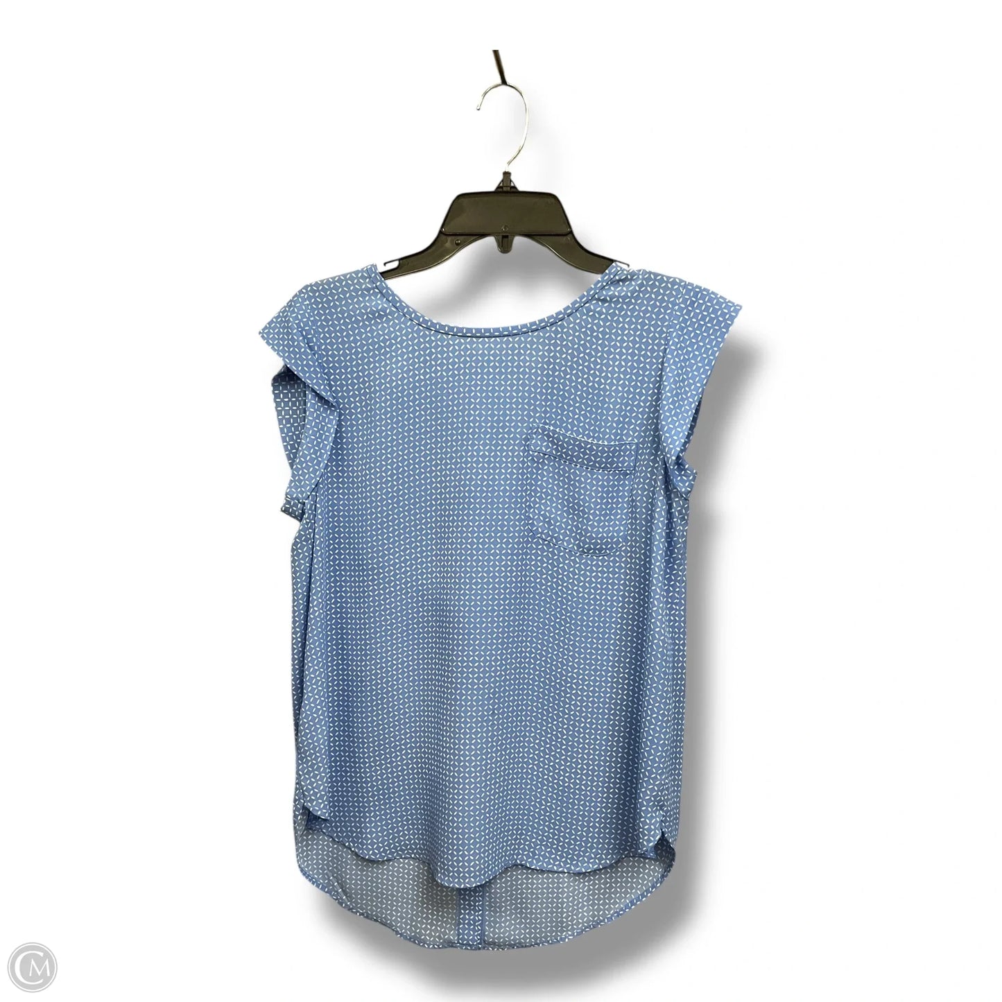 Top Sleeveless By Loft In Blue, Size: S