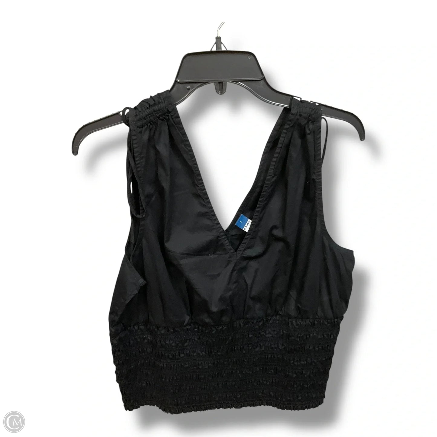 Top Sleeveless By Old Navy In Black, Size: L