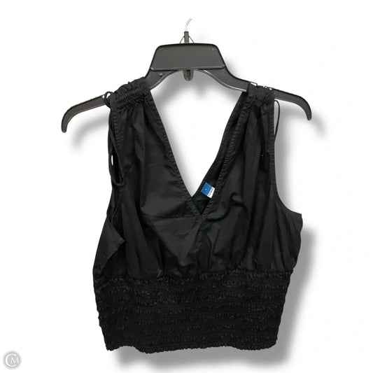 Top Sleeveless By Old Navy In Black, Size: L
