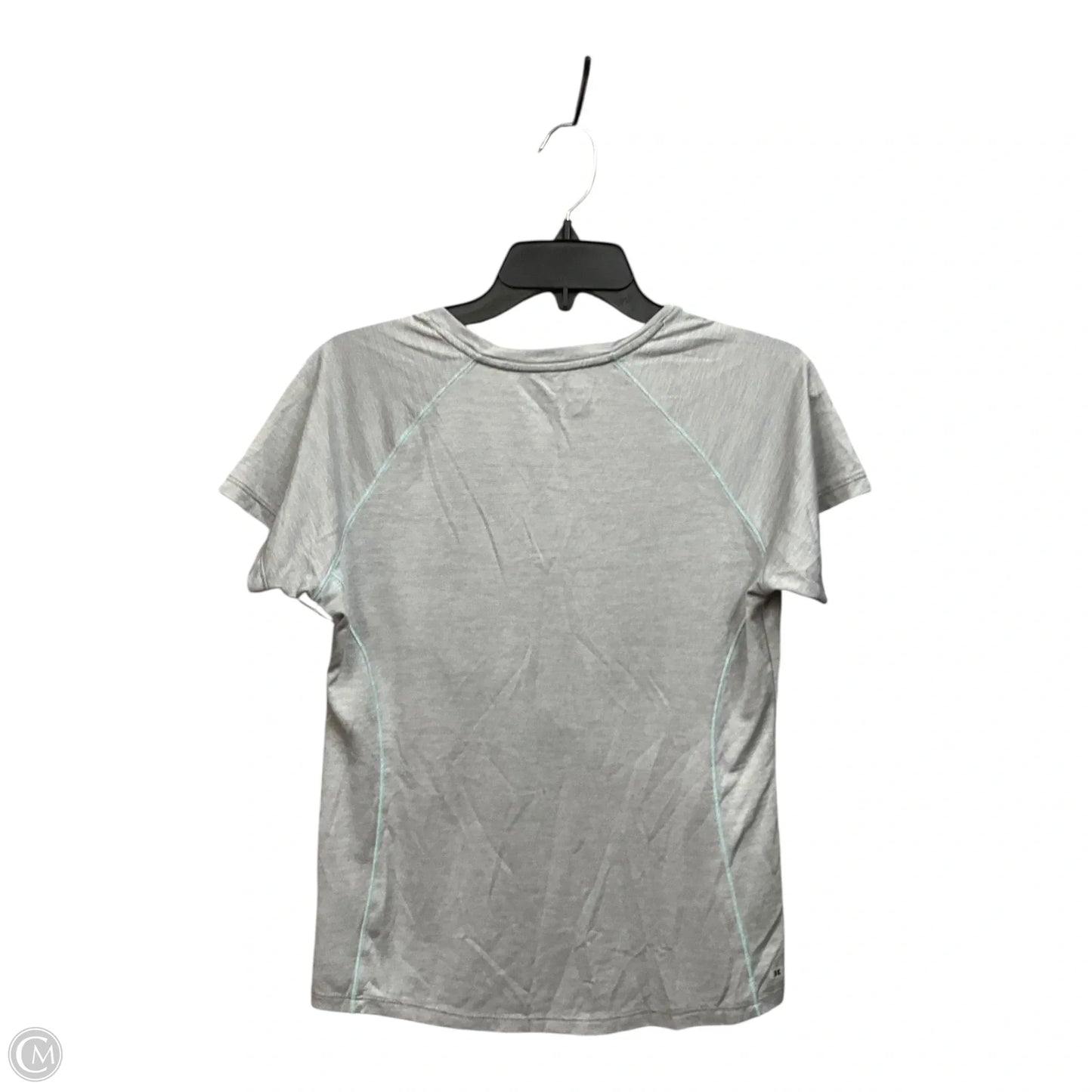 Athletic Top Short Sleeve By Rbx In Grey, Size: M