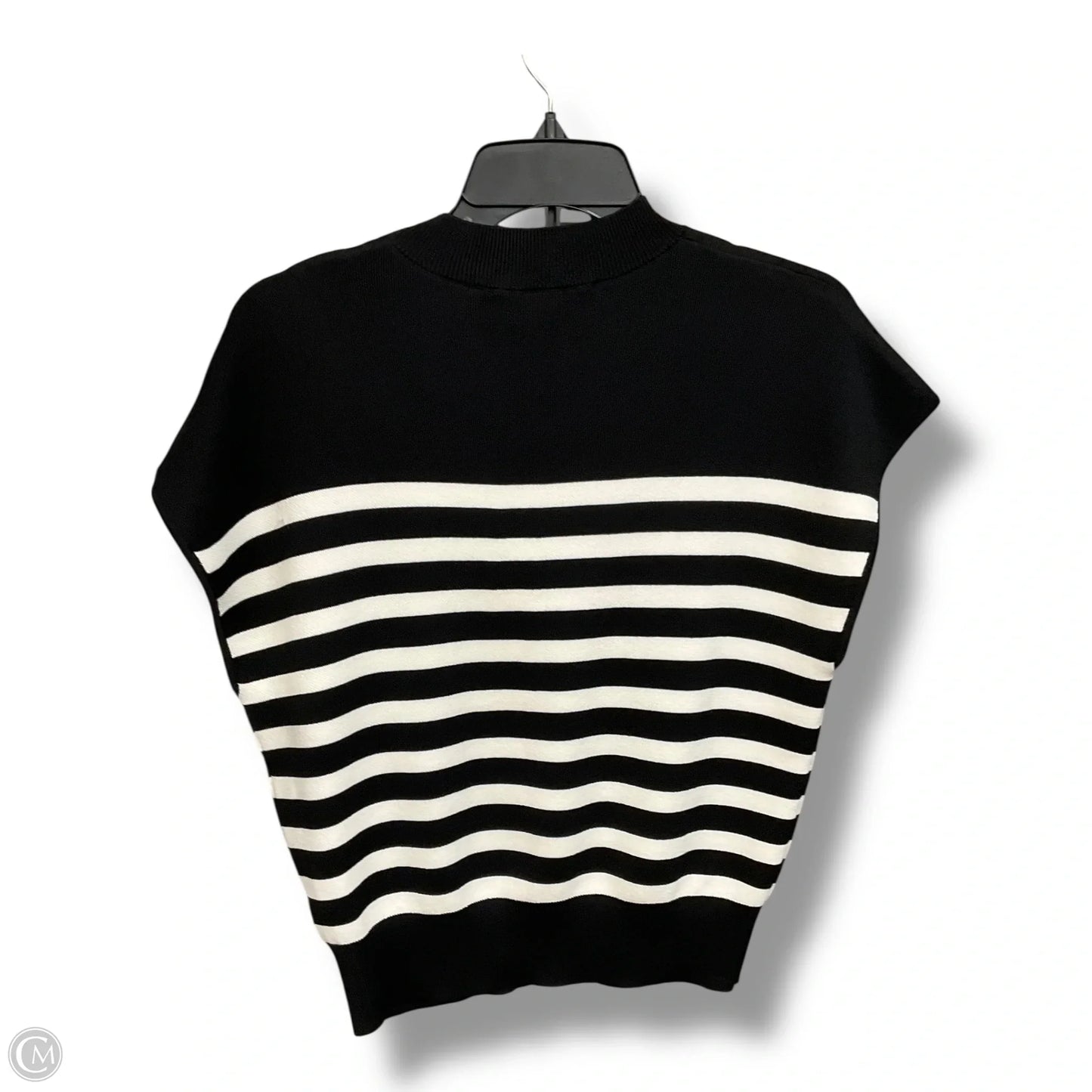 Top Sleeveless By Marc New York In Black & White, Size: S