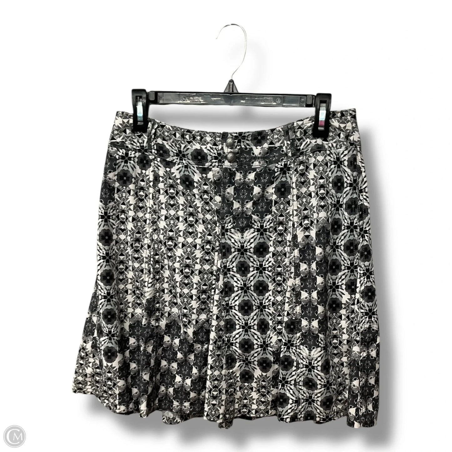 Athletic Skort By Athleta In Black & Grey, Size: S