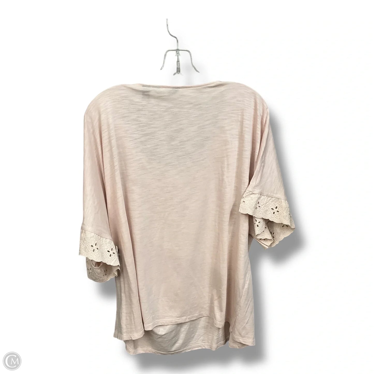 Top Short Sleeve By Clothes Mentor In Pink, Size: 2x