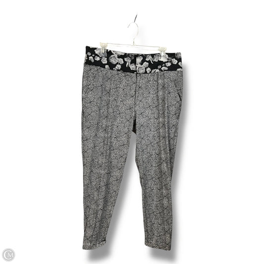 Athletic Pants By Lululemon In Floral Print, Size: M