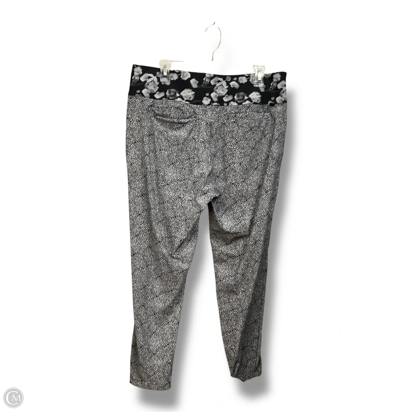 Athletic Pants By Lululemon In Floral Print, Size: M