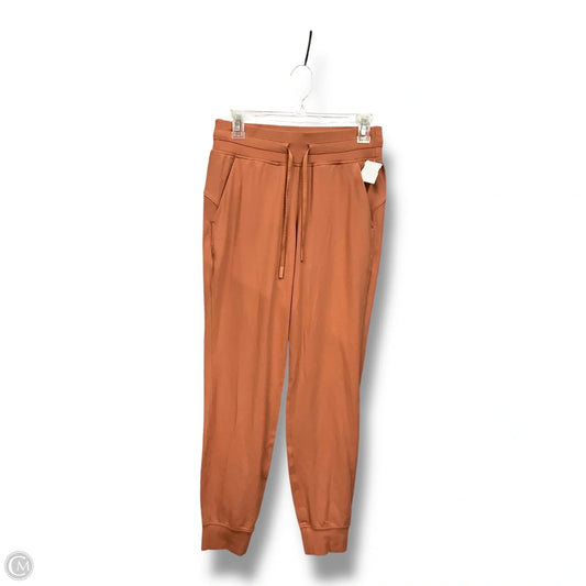 Athletic Pants By Lululemon In Orange, Size: S