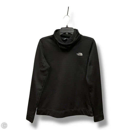 Athletic Top Long Sleeve Collar By The North Face In Black, Size: S