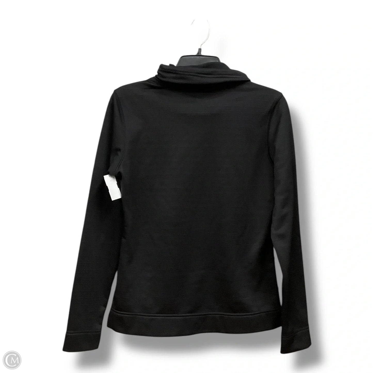 Athletic Top Long Sleeve Collar By The North Face In Black, Size: S
