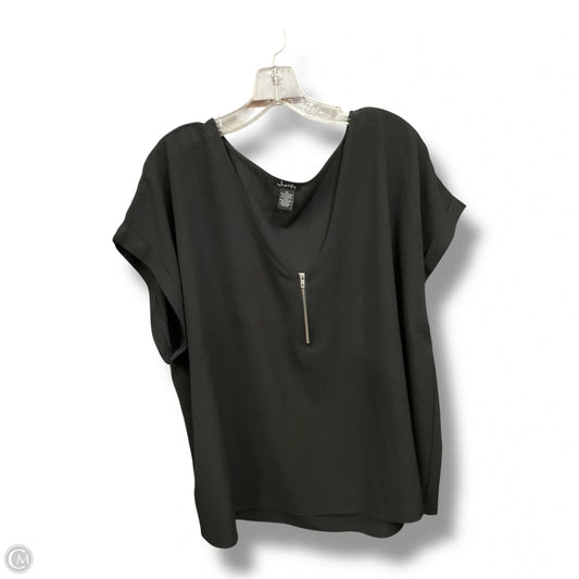 Top Short Sleeve By Justify In Black, Size: 3x