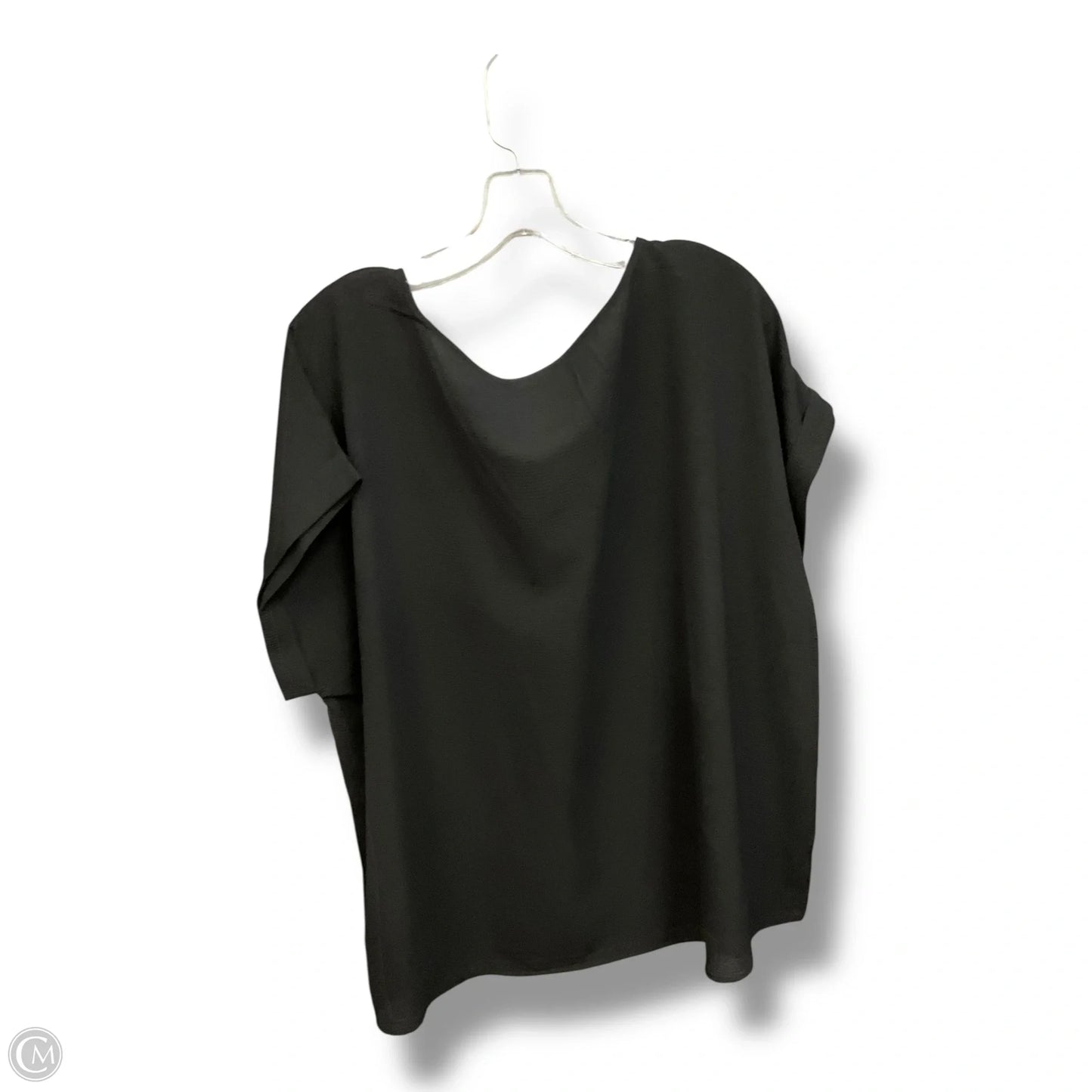 Top Short Sleeve By Justify In Black, Size: 3x