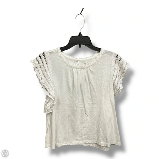 Top Sleeveless By Loft In White, Size: S