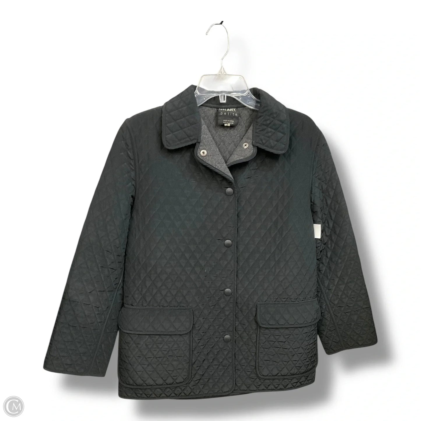Coat Puffer & Quilted By Hilary Radley In Black, Size: S