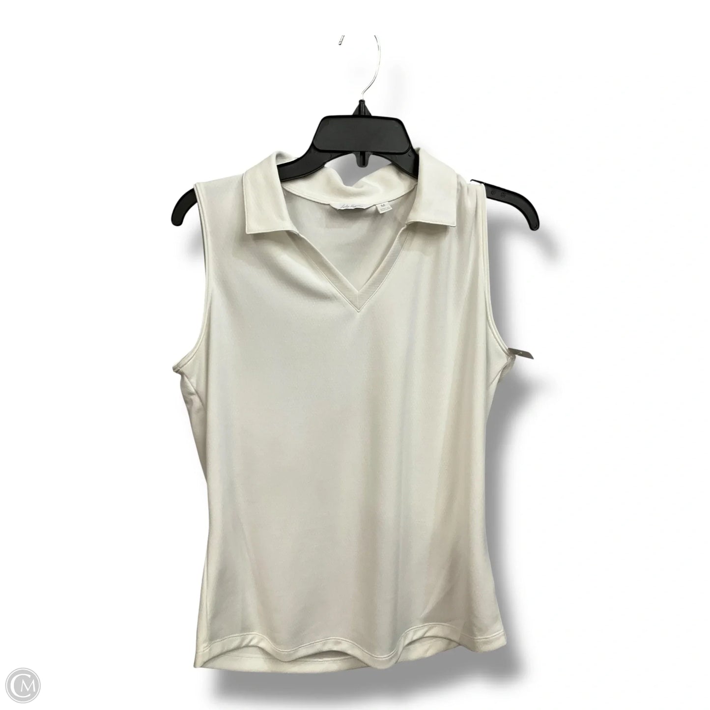 Top Sleeveless By Lady Hagen In White, Size: M