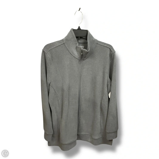 Athletic Jacket By Clothes Mentor In Grey, Size: Xxl
