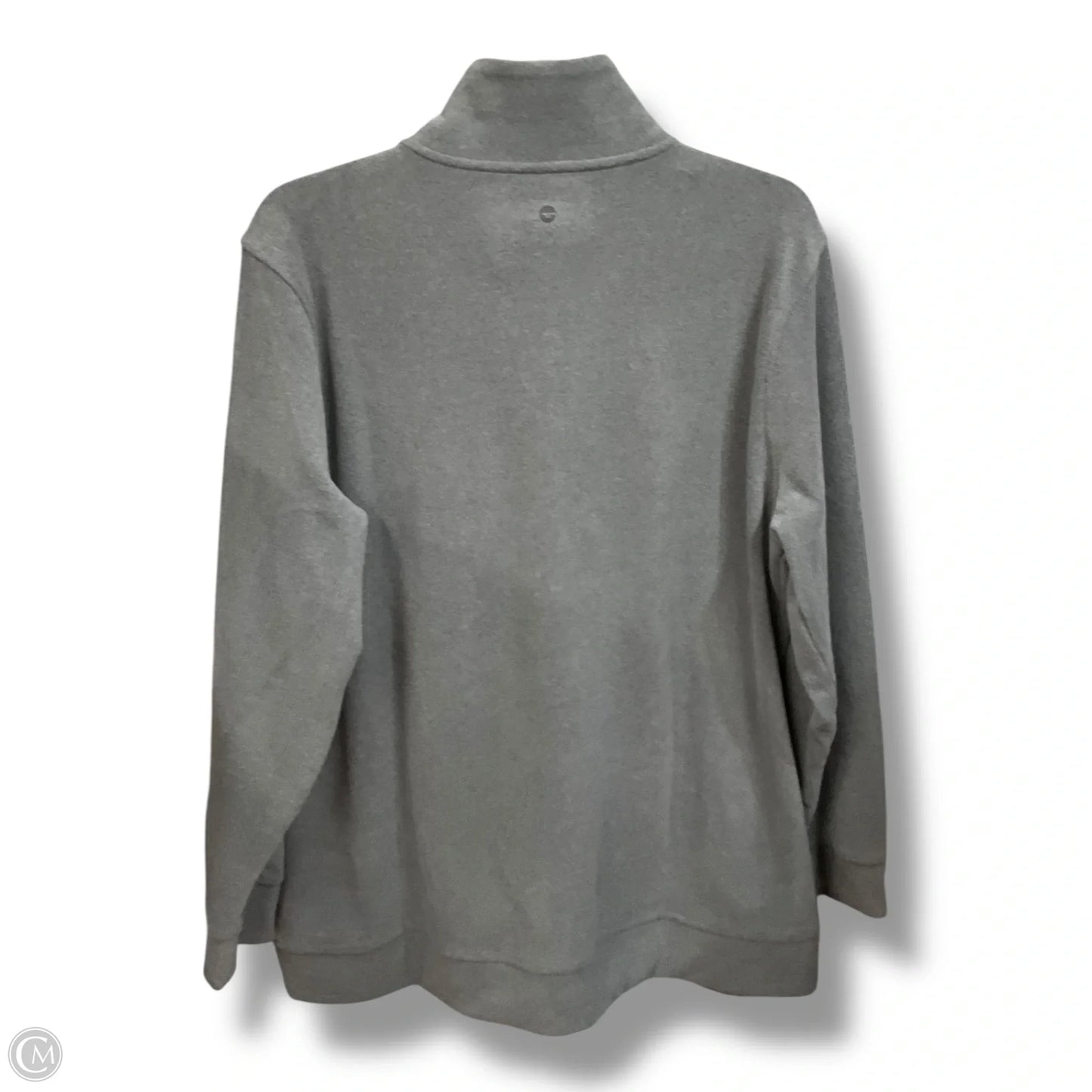 Athletic Jacket By Clothes Mentor In Grey, Size: Xxl