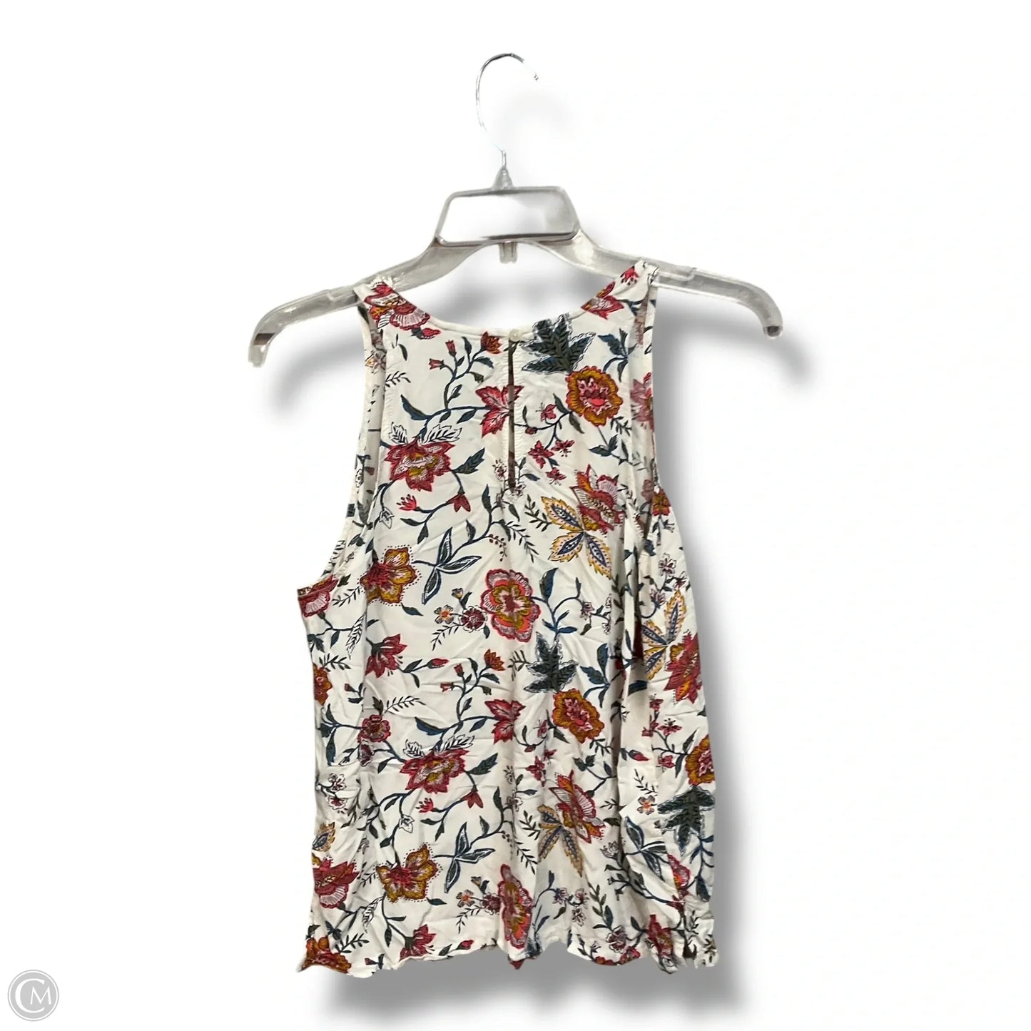 Top Sleeveless By Old Navy In Floral Print, Size: M