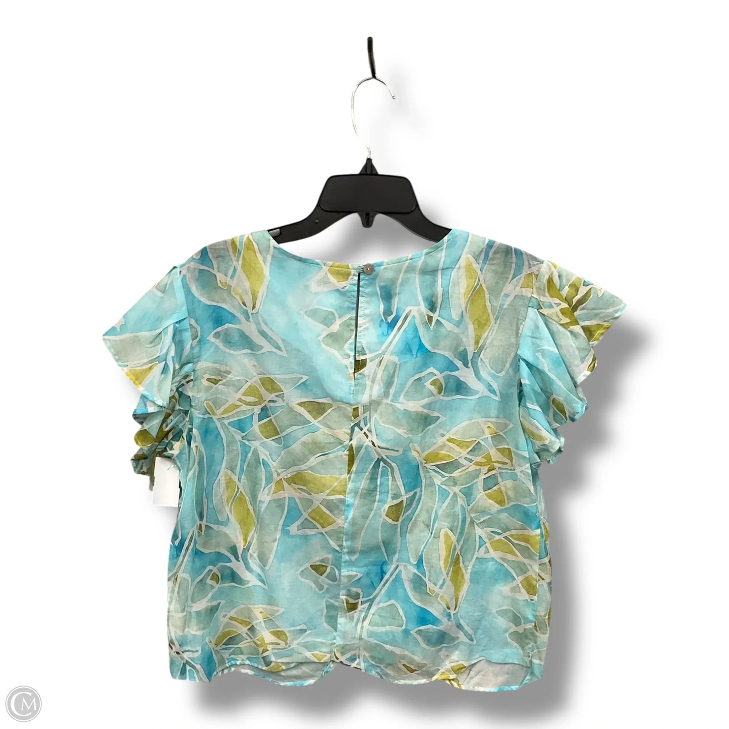 Top Short Sleeve By Clothes Mentor In Blue, Size: L