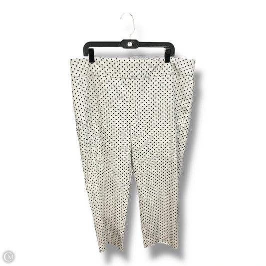 Pants Dress By Chicos In Polkadot Pattern, Size: 18