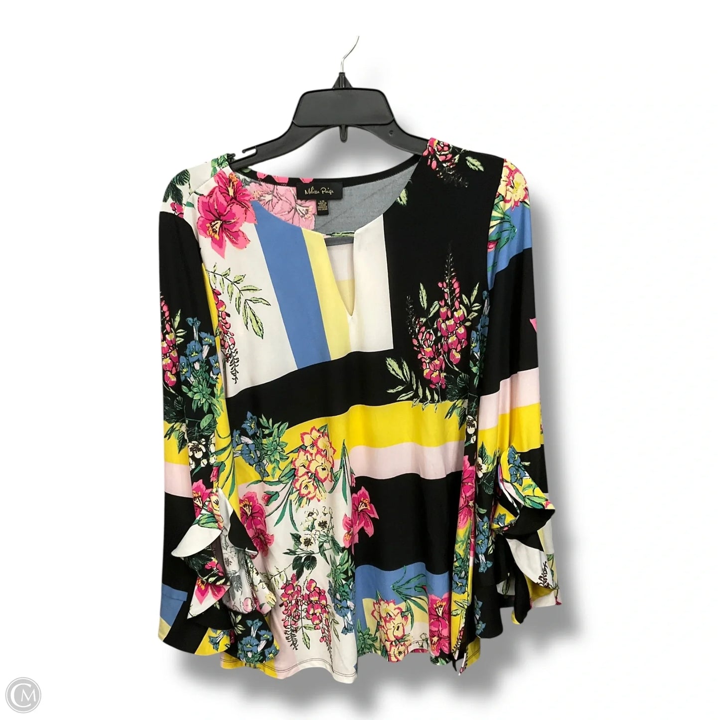 Top Long Sleeve By Melissa Paige In Multi-colored, Size: L