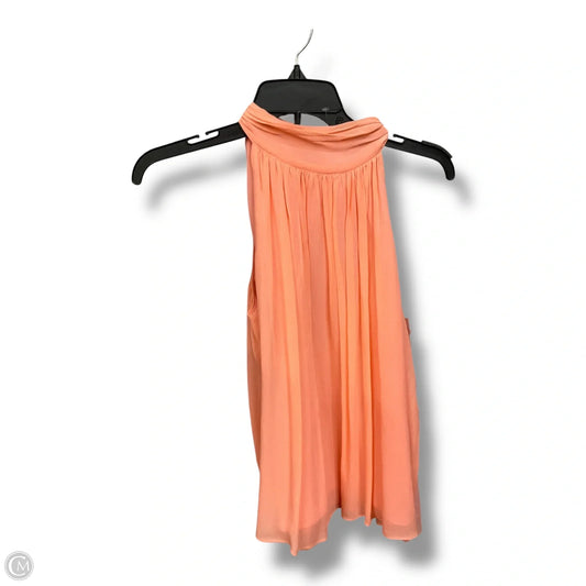 Top Sleeveless By Ecru In Peach, Size: Xs