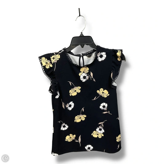 Top Sleeveless By Ann Taylor In Floral Print, Size: Xs