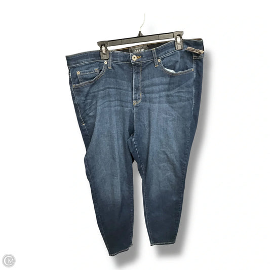 Jeans Straight By Torrid In Blue Denim, Size: 22