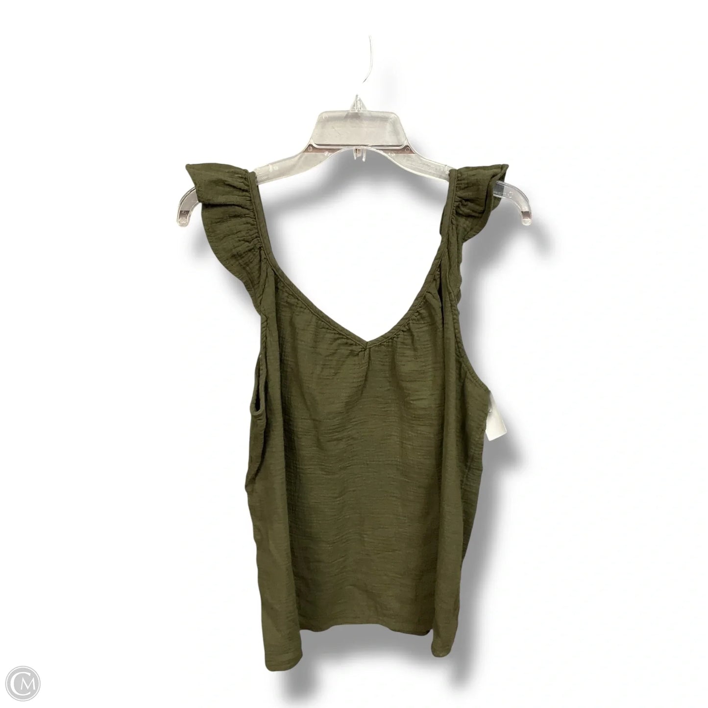 Top Sleeveless By Maurices In Green, Size: Xl