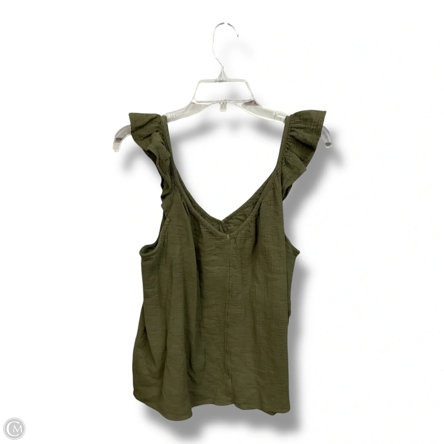 Top Sleeveless By Maurices In Green, Size: Xl