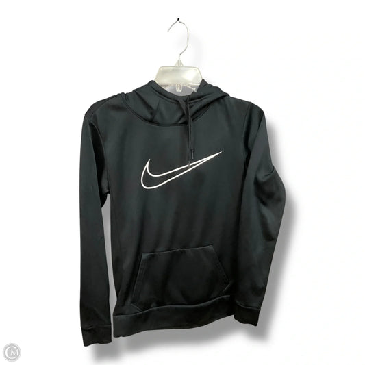 Sweatshirt Hoodie By Nike Apparel In Black, Size: Xs