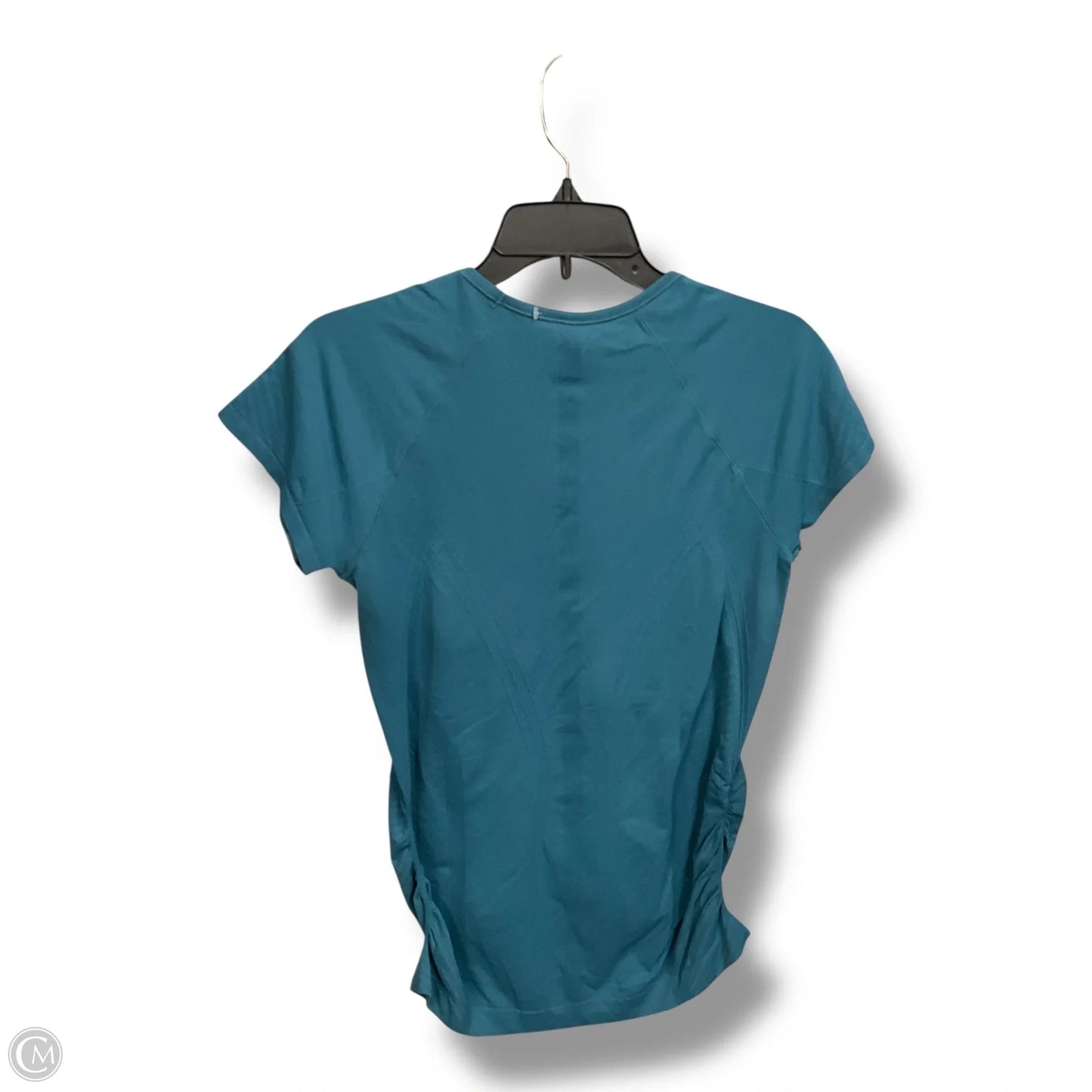 Athletic Top Short Sleeve By Athleta In Green, Size: M