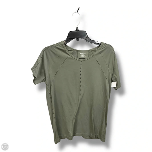 Athletic Top Short Sleeve By Athleta In Green, Size: L