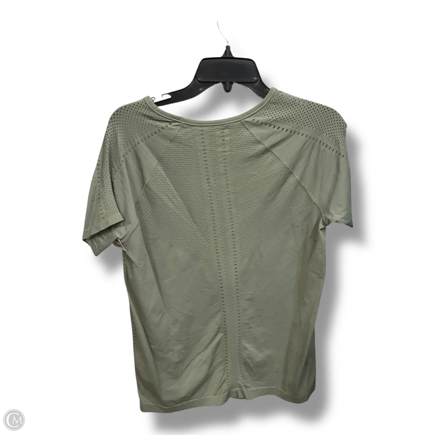 Athletic Top Short Sleeve By Athleta In Green, Size: L