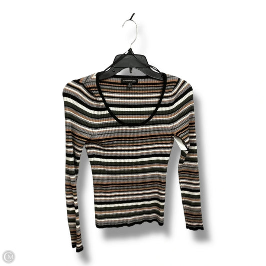 Top Long Sleeve By Banana Republic In Multi-colored, Size: S
