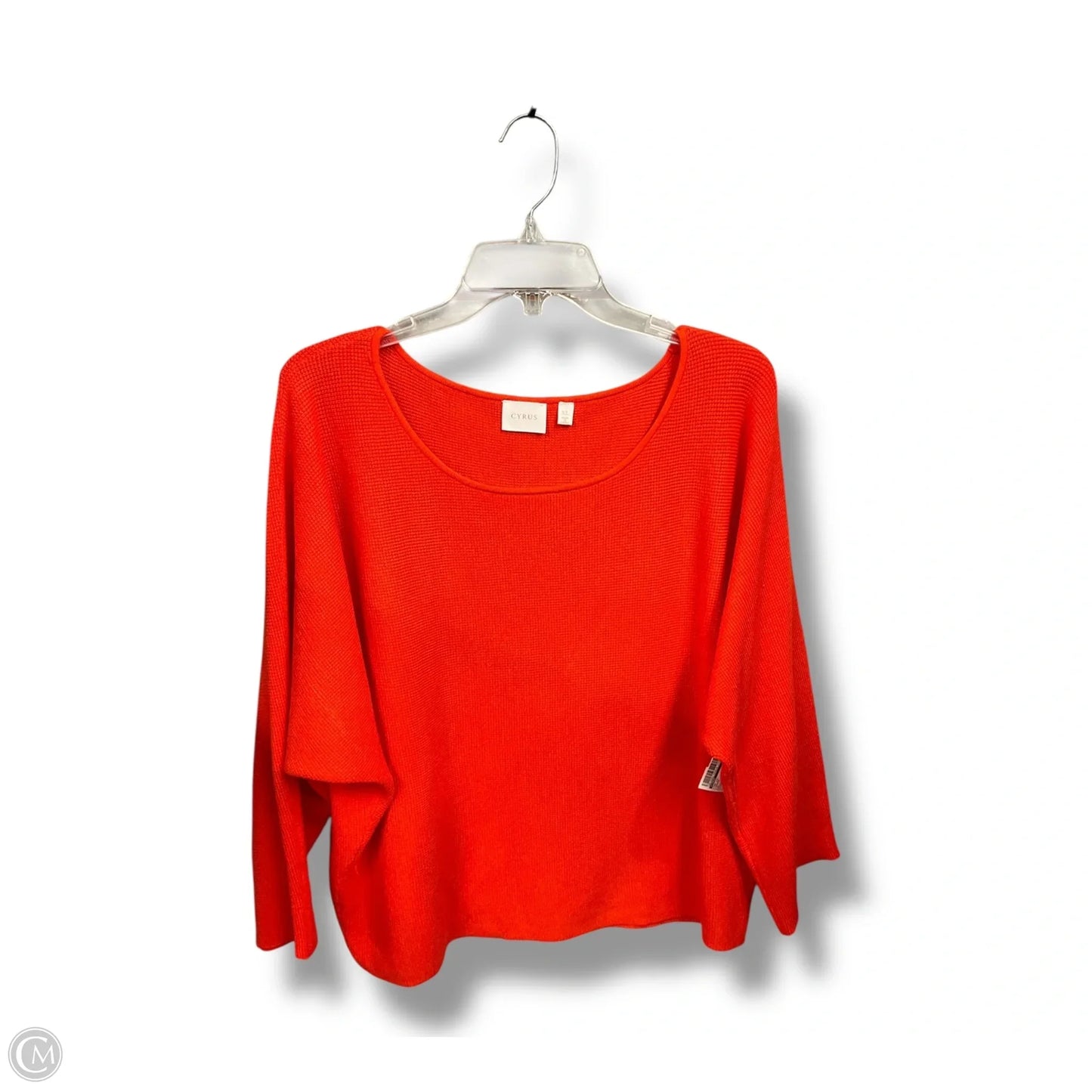 Top Long Sleeve By Cyrus In Orange, Size: Xl