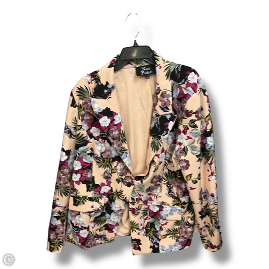 Blazer By Nina In Floral Print, Size: 3x