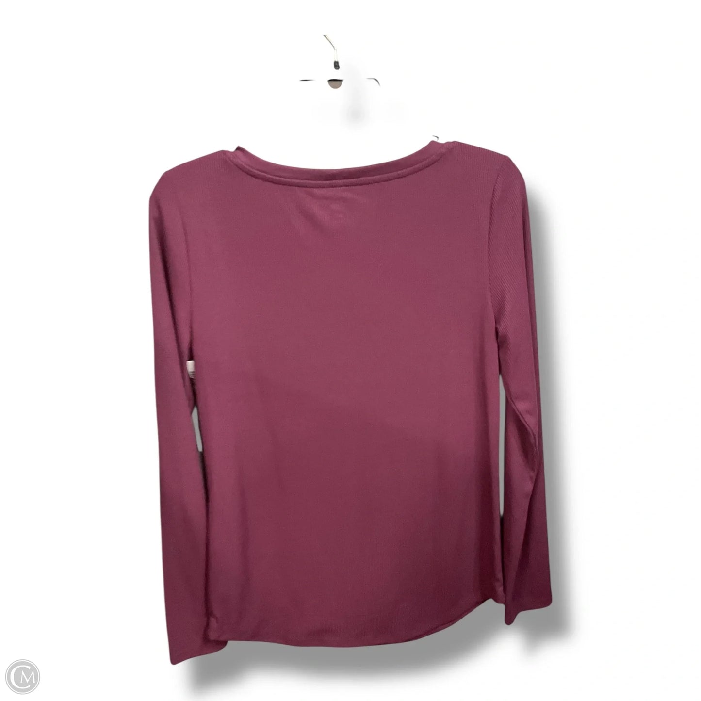Top Long Sleeve By Ana In Maroon, Size: M
