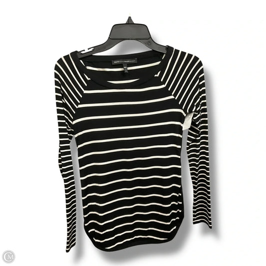 Top Long Sleeve By White House Black Market In Striped Pattern, Size: Xxs