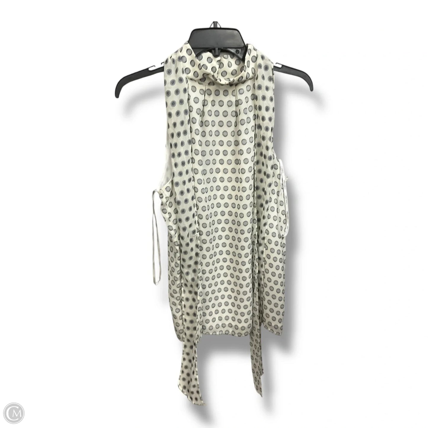 Top Sleeveless By Calvin Klein In Cream, Size: L